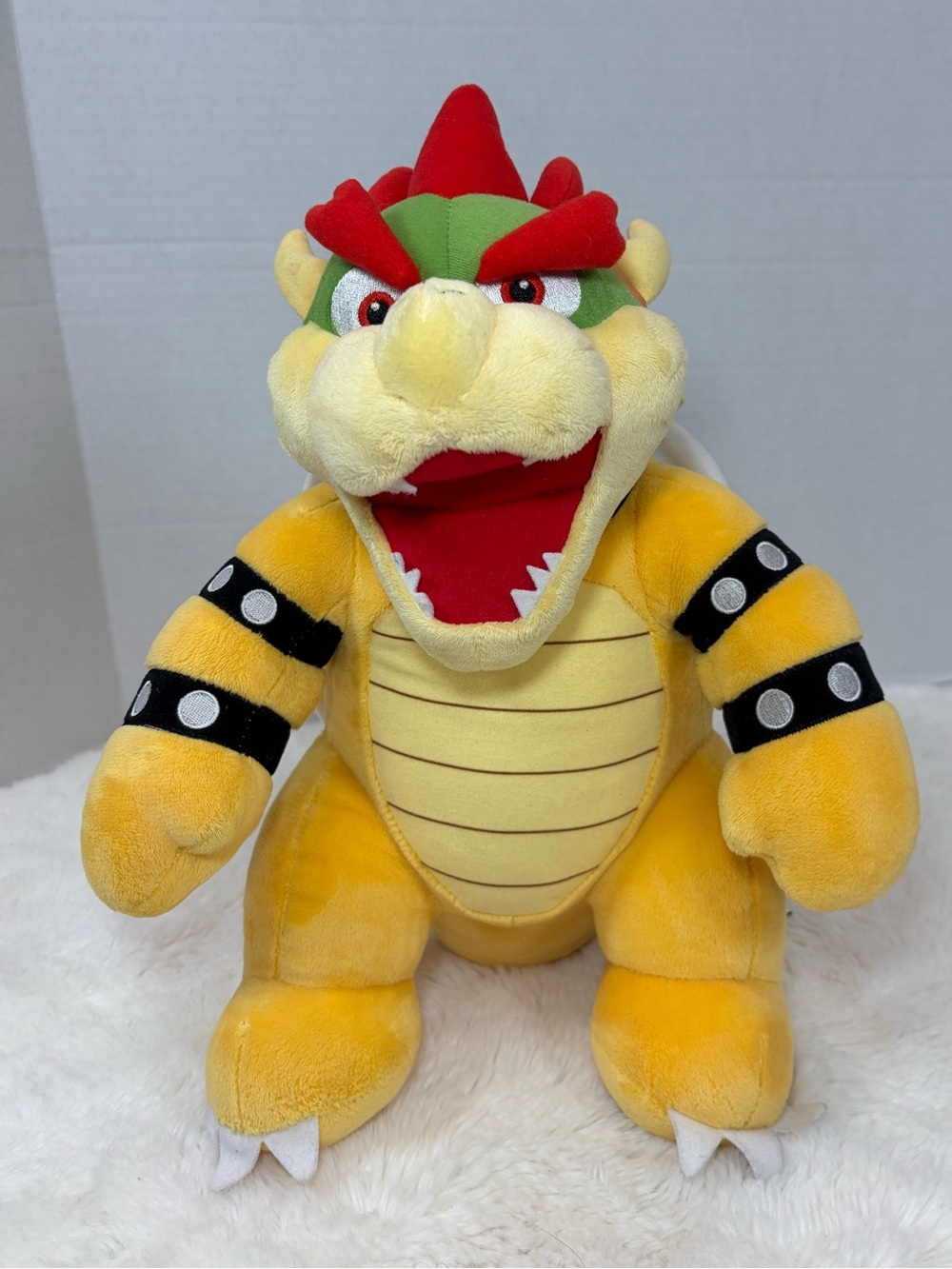 Build-A-Bear Super Mario Bowser King Koopa Nintendo Plush Stuffed Animal Toy 17”